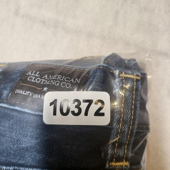 All American Clothing Jeans Mens 35x32 Made USA AAREV 3913 Denim Relaxed Fit - Picture 8 of 8